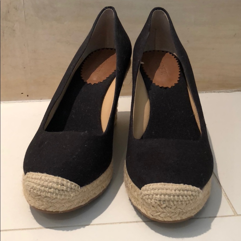 Crew black espadrilles 7